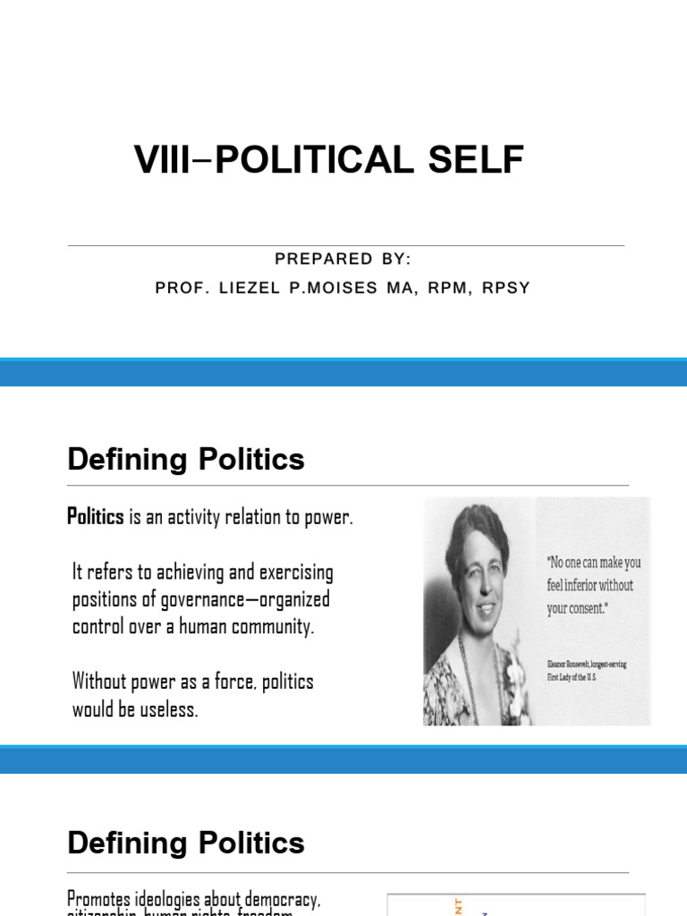 VIII-POLITICAL SELF - Presentation (Acquire) | PDF | Philippines ...