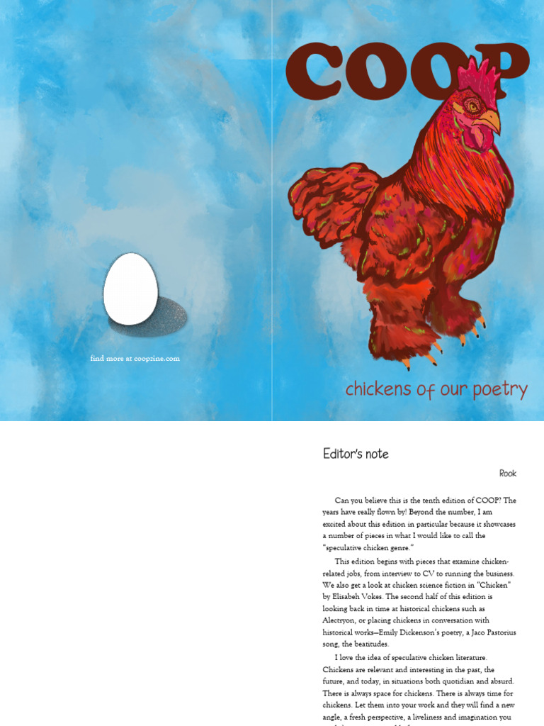 Tenth Edition of COOP: Chicken Reflections | PDF | Chicken