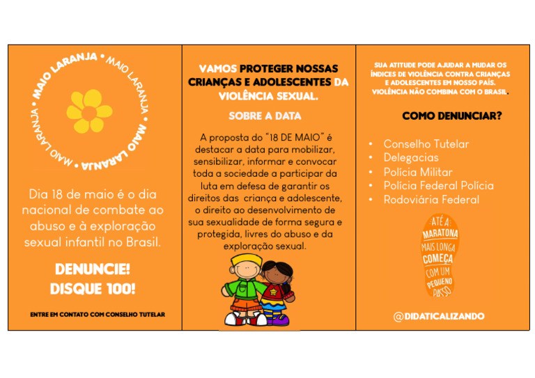 Folder Informativo @didaticalizando | PDF