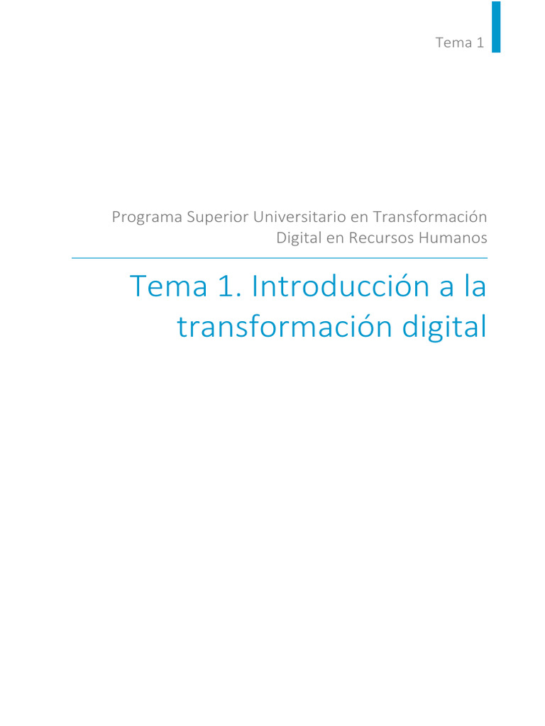 Transformación Digital en Recursos Humanos | PDF | Internet de las ...