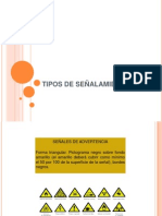 Tipos de Señalamientos