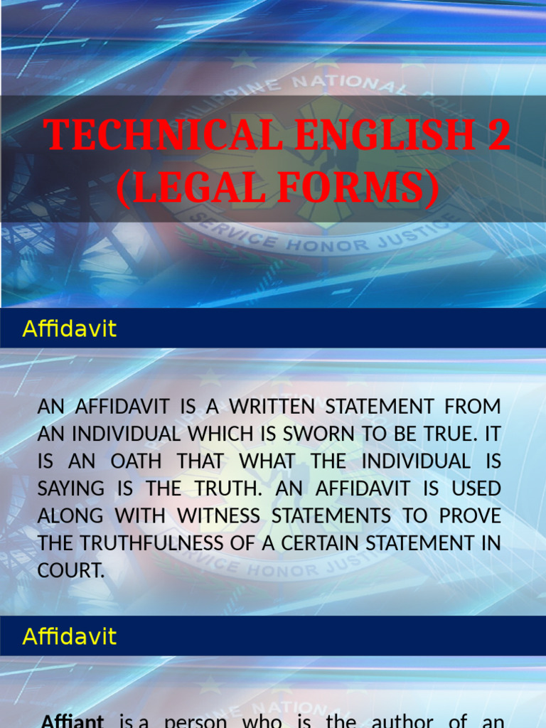 Understanding Affidavits and Judicial Rules | PDF | Affidavit | Judiciaries