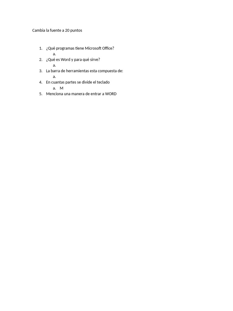 Examen de Computacion | PDF