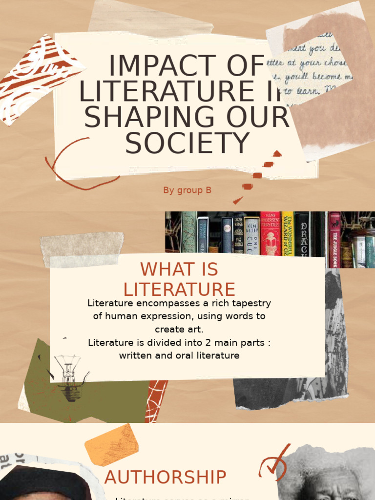 Impact of Literature in Shaping Our Society | PDF