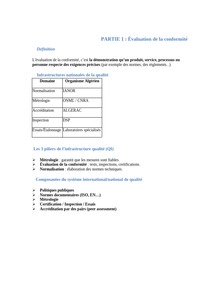 Évaluation de la conformité et certification | PDF | Management de la ...