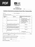 LIC Policy Surrender Application Letter | PDF