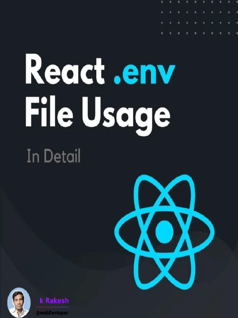 React .Env File Usage in Detail | PDF
