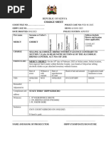 Kenya Police Accident Abstract Form | PDF | Witness | Police