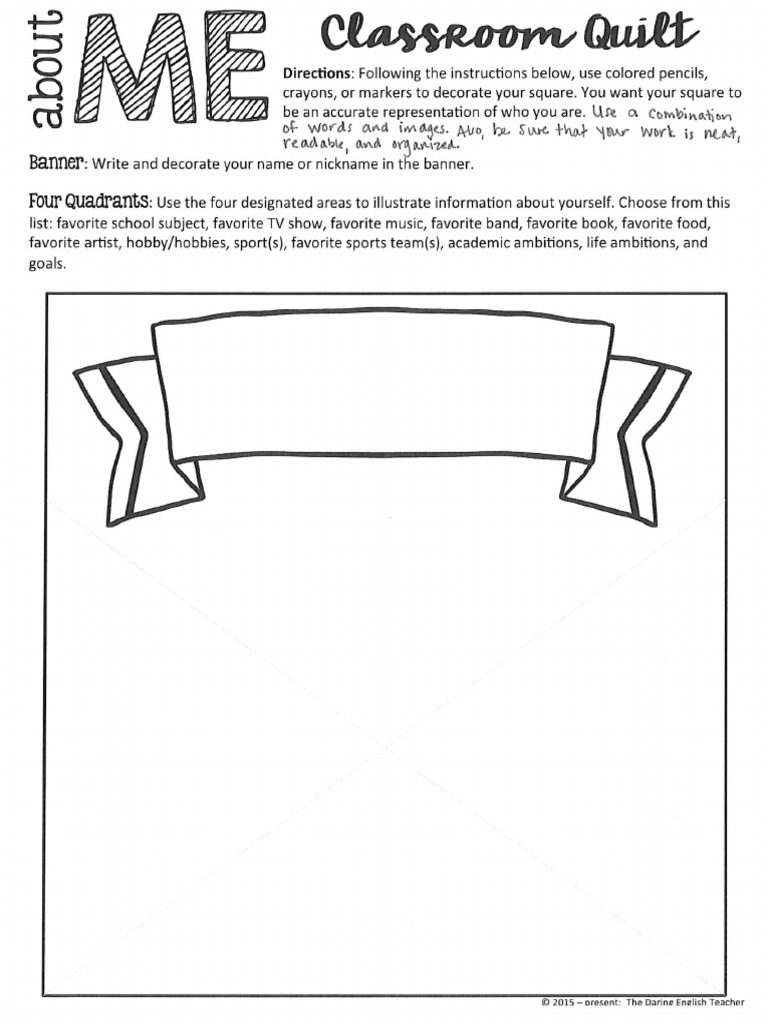 Personal Identity Classroom Activity | PDF