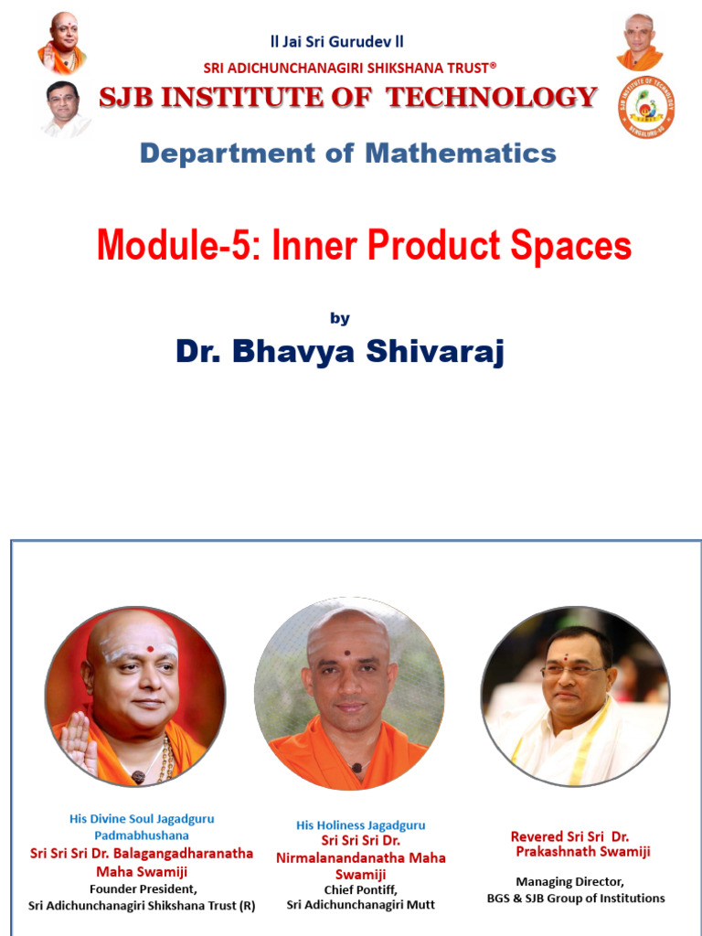 Inner Product Spaces Overview | PDF | Eigenvalues And Eigenvectors ...