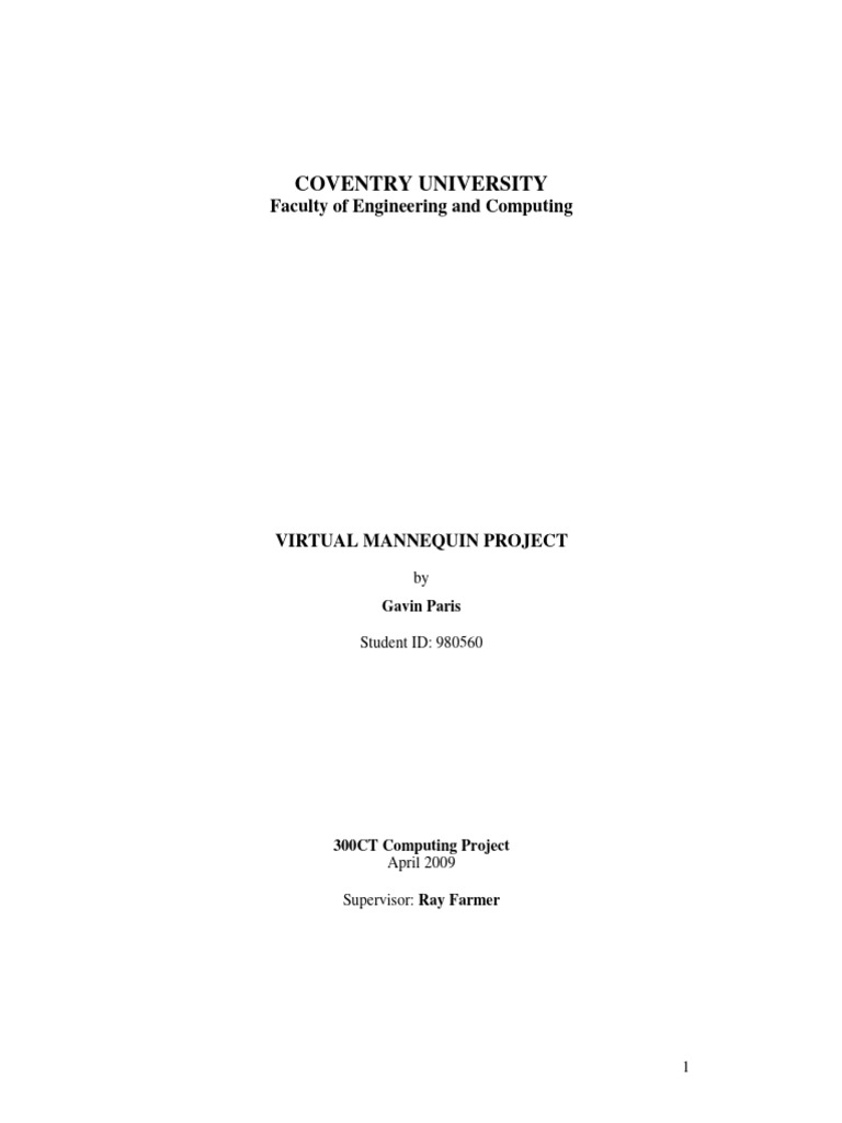 Final Report 5 | PDF | Texture Mapping | Software Prototyping