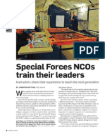 Special Forces NCOs Train Leaders