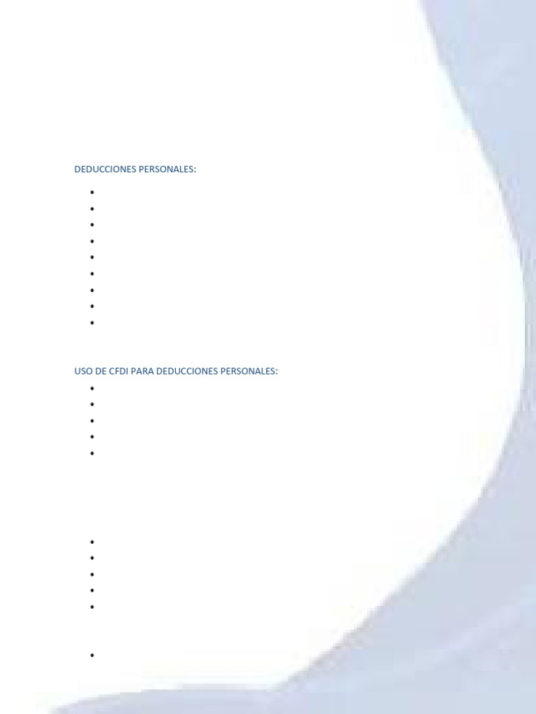 Deducciones Personales 2025: Guía Completa | PDF | Economias