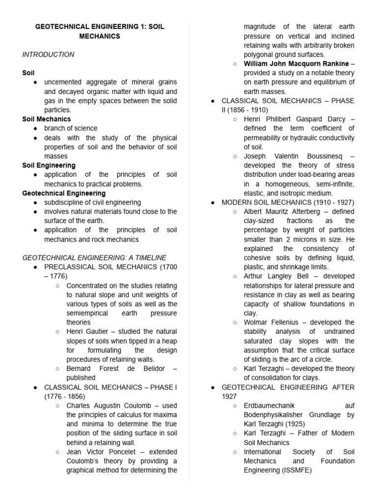 Geotechnical Engineering: Soil Mechanics | PDF | Rock (Geology) | Materials