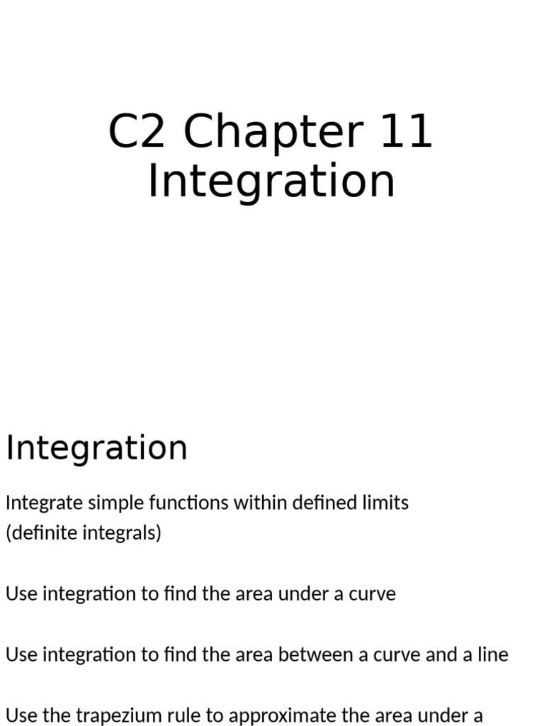 Integration Techniques for Area Calculation | PDF | Integral ...