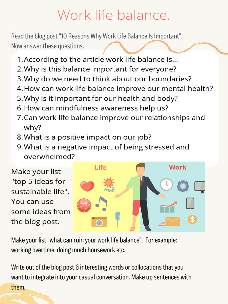 Work Life Balance.-2 | PDF