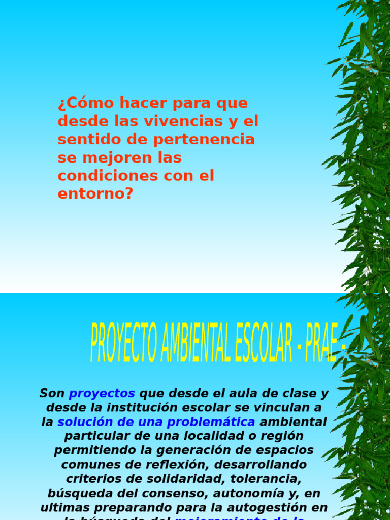 Mejora Ambiental desde la Educación | PDF | Entorno natural