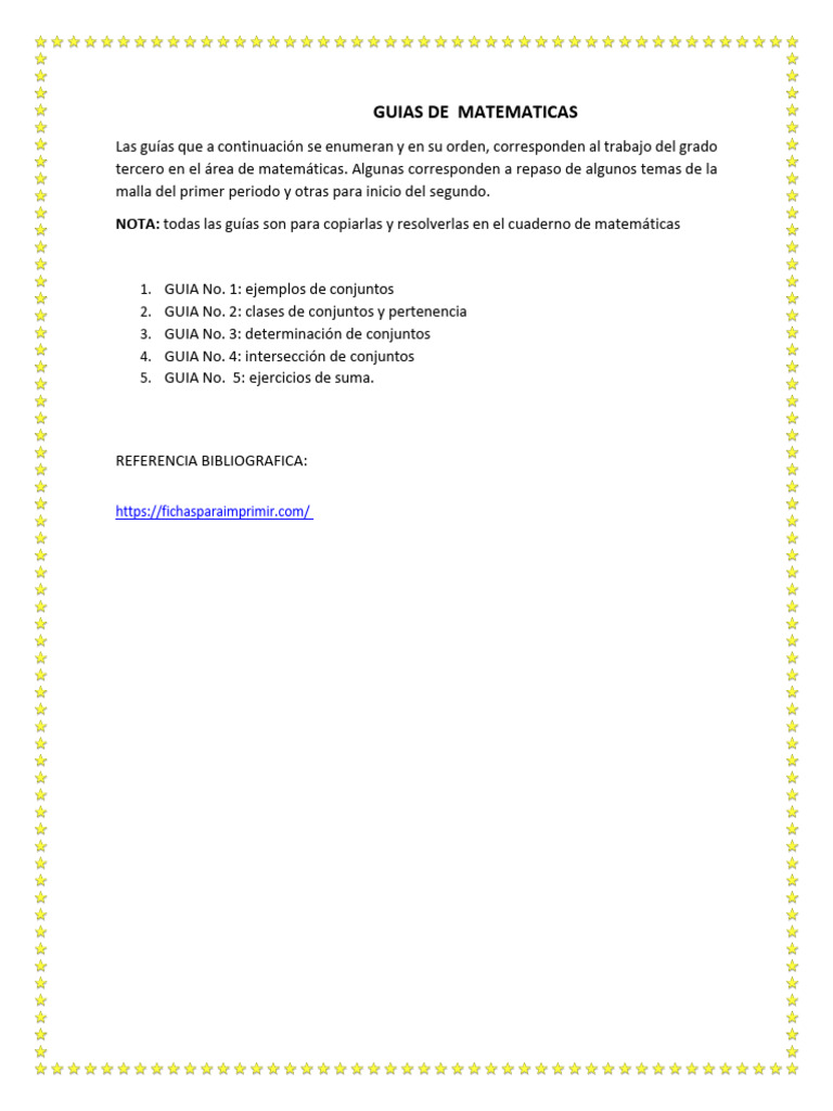 Actividades de Conjuntos para Tercer Grado | PDF | Conjunto ...
