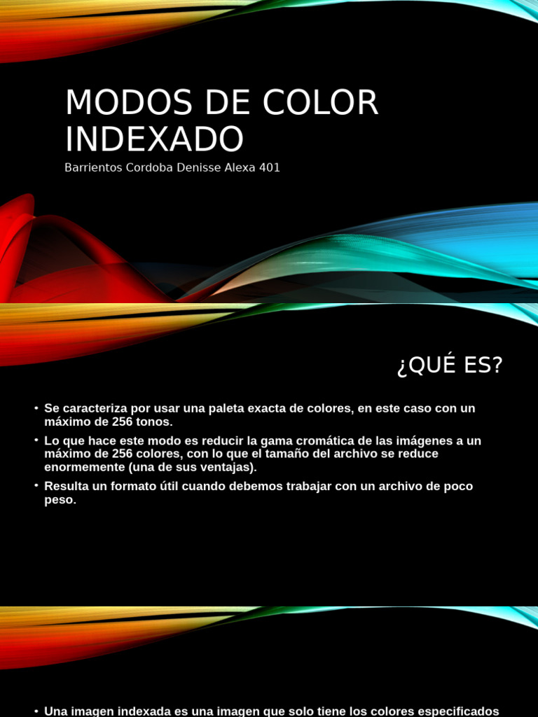 Modos de Color Indexado en Photoshop | PDF