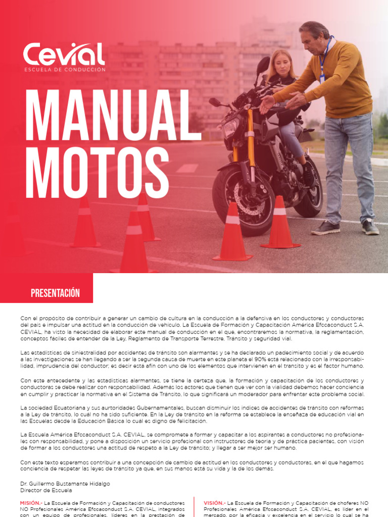 Manual de Conducción Defensiva en Motos | PDF | Calle | Tráfico
