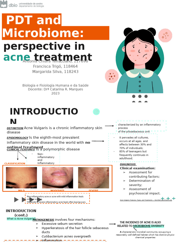 A New Perspective in Acne Treatment PDT and Microbiome | PDF | Skin ...