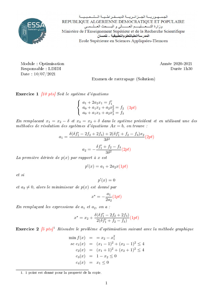 Optimisation : Systèmes et Méthodes Graphiques | PDF | Mathématiques ...