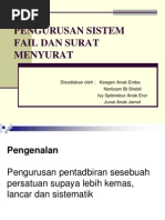 Bab 3 Sistem Fail & Surat-Menyurat