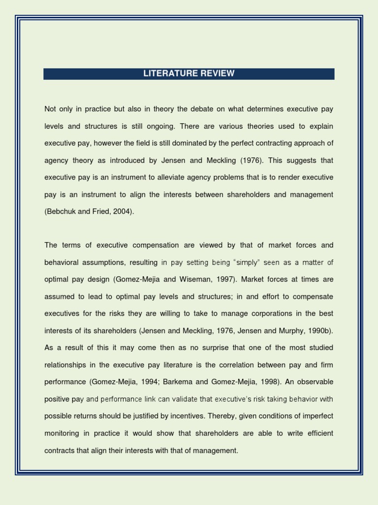 Compensation and benefits research paper image