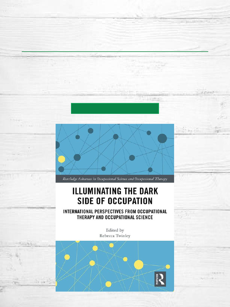 Exploring Dark Occupations in Therapy | PDF | Occupational Therapy ...