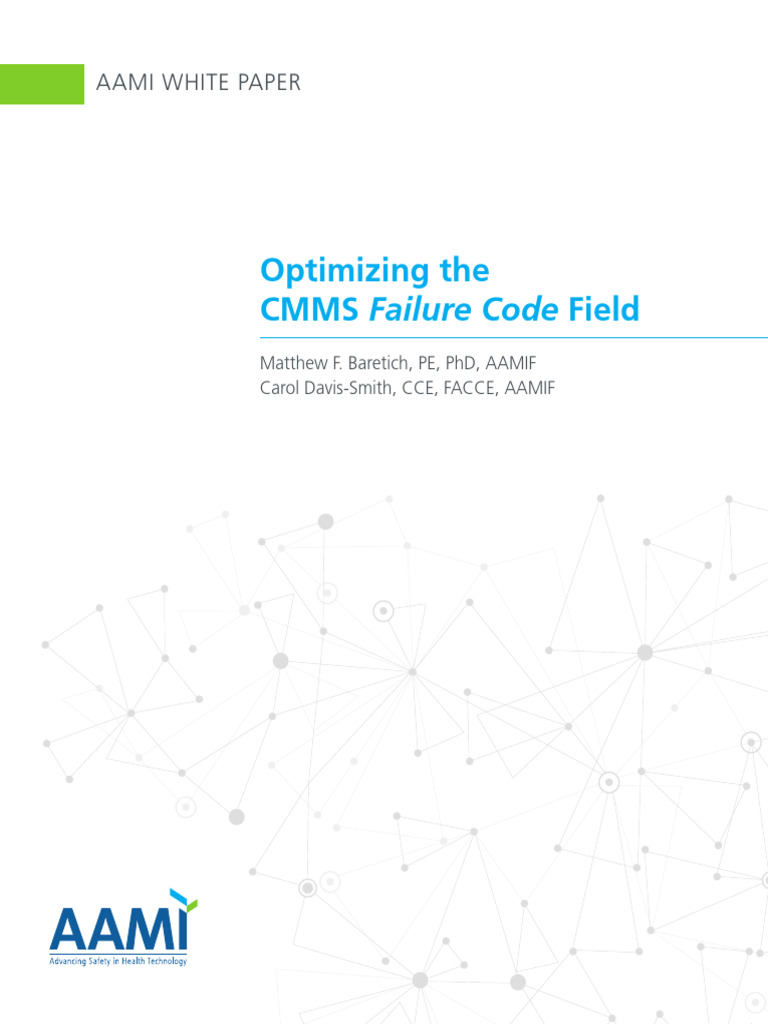Standardizing CMMS Failure Codes | PDF | Databases | Copyright