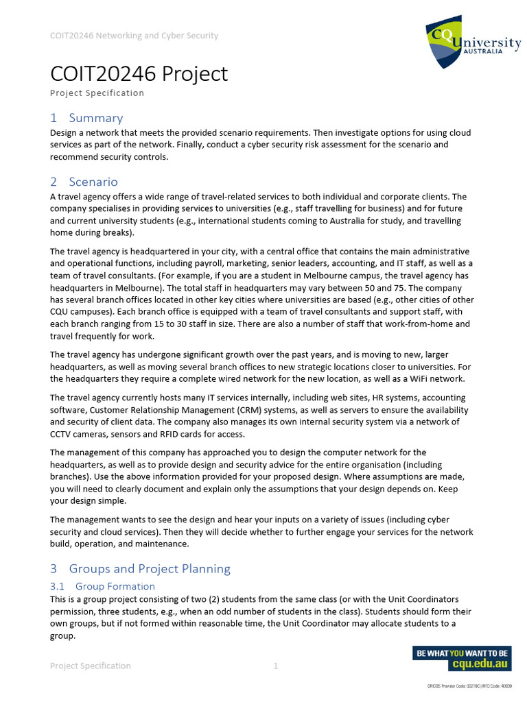 p01 PRJ ProjectSpecification 2025 t1 v01 | PDF | Turnitin | Cloud Computing