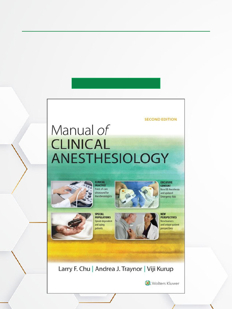 Manual of Clinical Anesthesiology 2nd Ed. | PDF | Doctor Of Medicine ...