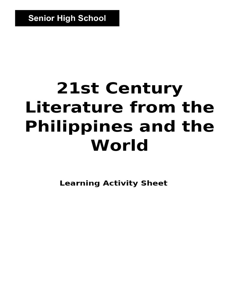 LAS 21stcentury Week1 | PDF