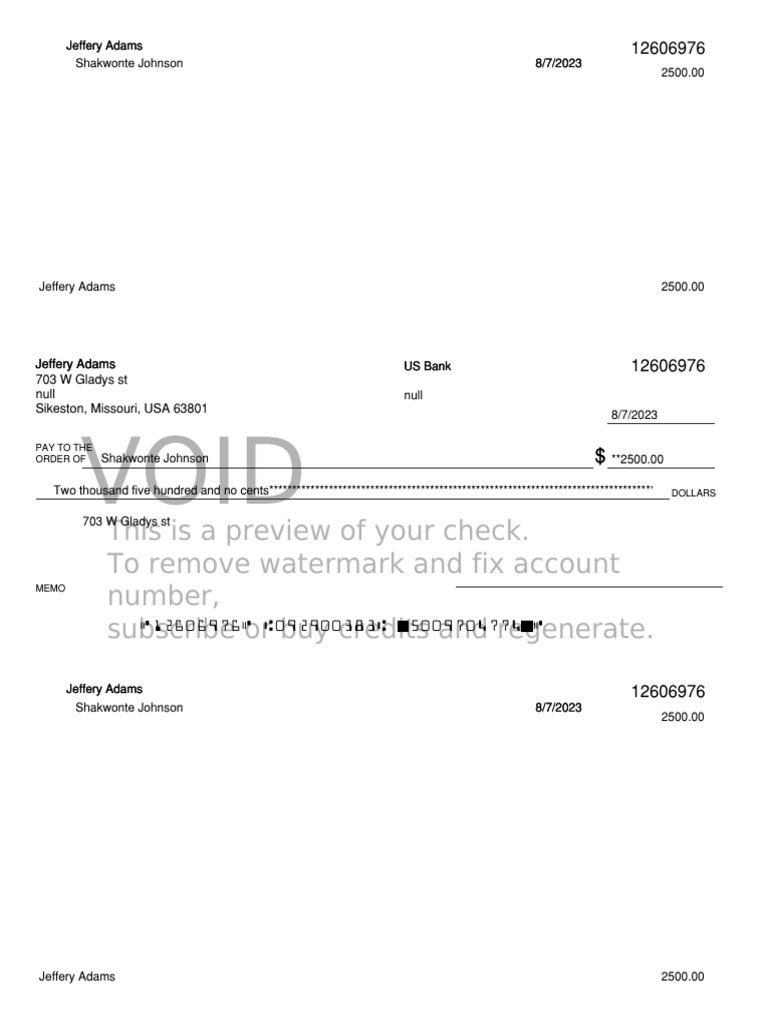 Check 12606976 Complete | PDF