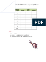 Tabel Scoring