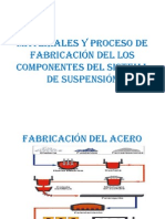 Materiales y Proceso de Fabricación del los Componentes