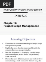 Total Quality Project Management: INSE 6230