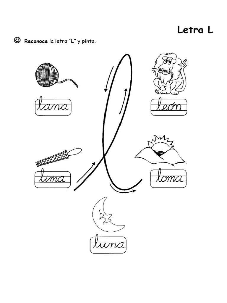 Actividades educativas con la letra L | PDF