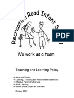 Teaching and Learning Policy