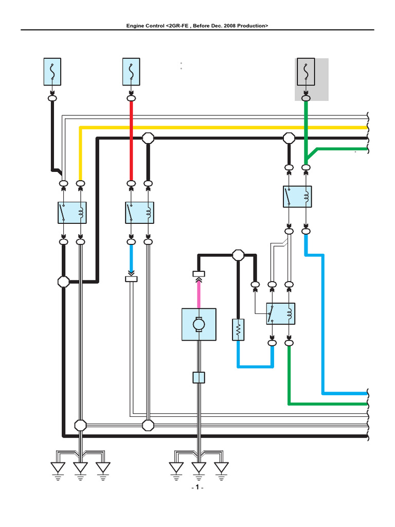 2GR-FE Engine Control Overview | PDF | Engine Technology | Internal ...