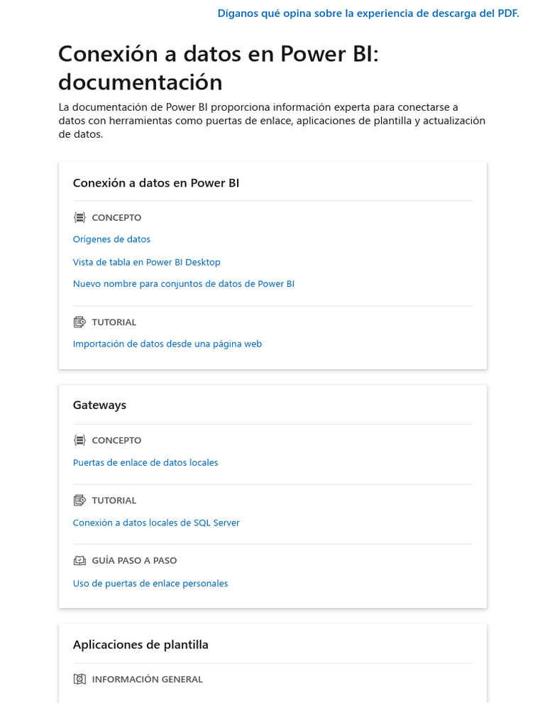 Conexión a Datos en Power BI: Guía Completa | PDF | Bases de datos ...