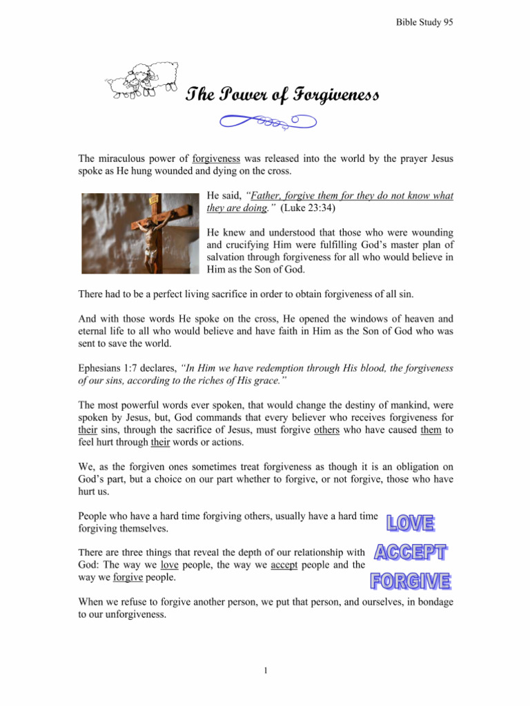 The Power of Forgiveness | PDF