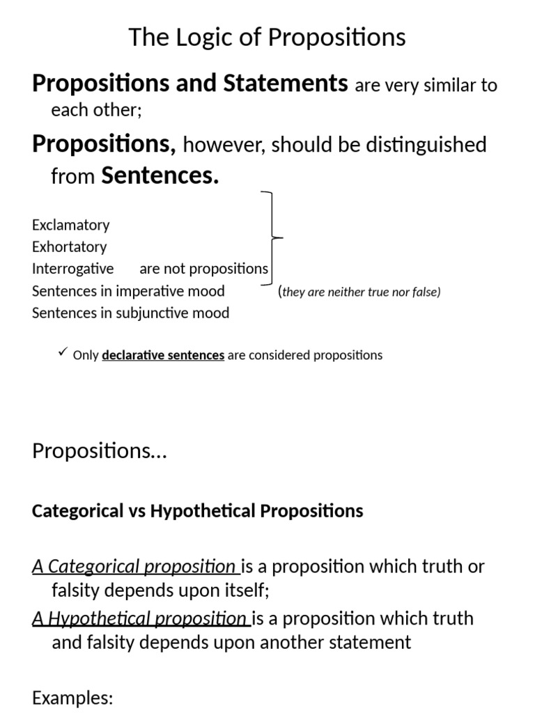 Understanding Propositions and Their Types | PDF | Proposition | Syntax
