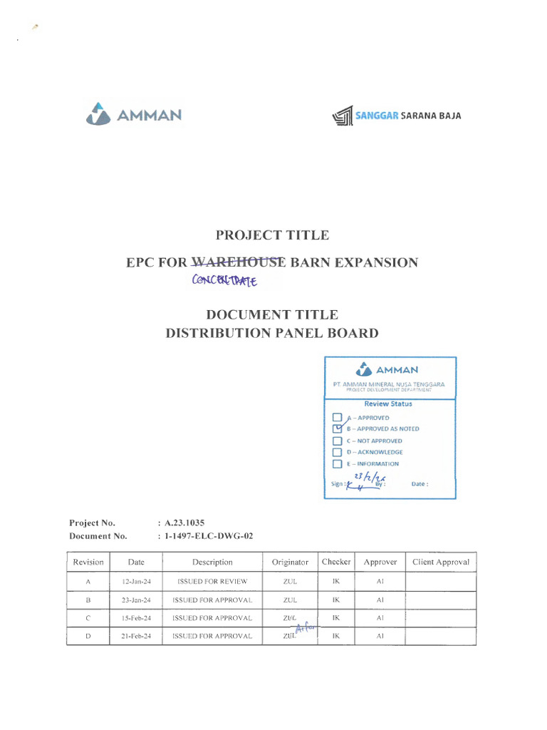 Distribution Panel Board Drawing | PDF | Power Engineering ...