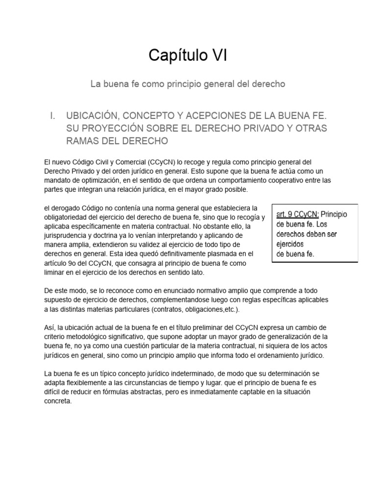 La Buena Fe en el Derecho Civil | PDF | Derecho laboral | Propiedad