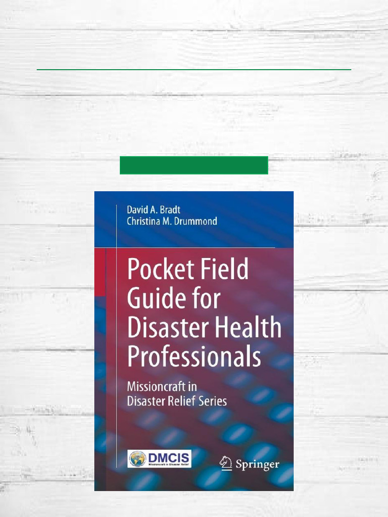Expert Pick Pocket Field Guide For Disaster Health Professionals ...