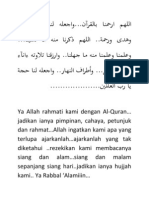 Lirik Doa Khatam Quran