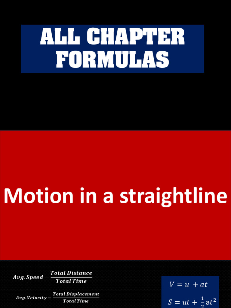 Physics Formulas and Concepts Guide | PDF | Waves | Shear Stress
