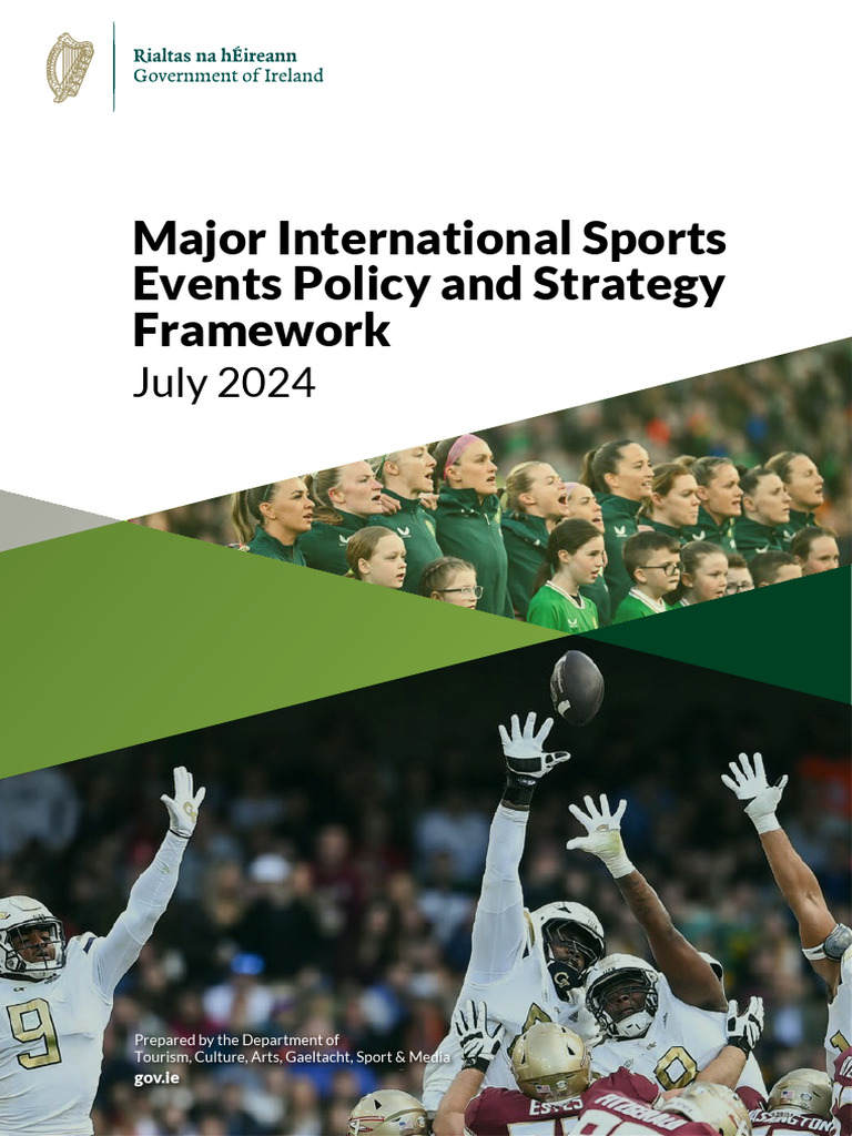 Ireland's Major Sports Events Strategy | PDF | Sports | Infrastructure