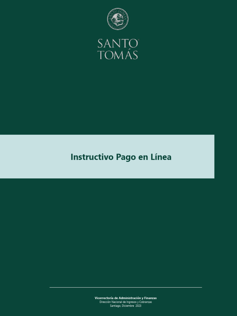Instructivo para Pago en Línea 2023 | PDF | Industrias de servicio